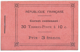674 Carnet N°138-C9** Les Feuillets Sont Sur Papier Normal. Rare Et TB. - Autres & Non Classés