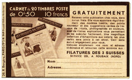 687 Carnet N°283-C23** Série 349, Adhérences - Autres & Non Classés