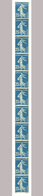 701 Roulette N°14** 25 C. Semeuse Bleu. - Coil Stamps