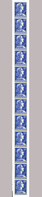 705 Roulette N°40** 20 Fr. Muller Bleu. Bande De 12 - Roulettes