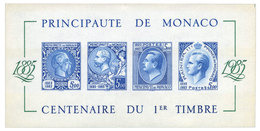 735 Monaco BF N°33a** Non Dentelé - Blocks & Sheetlets