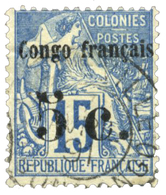 800 Congo N°2 Obl.  Signé BRUN - Other & Unclassified