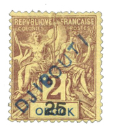 813 Cotes Des Somalis N°2(*) Signé Brun. - Sonstige & Ohne Zuordnung