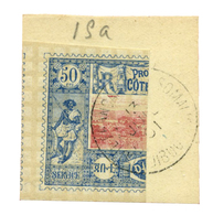 817 Cotes Des Somalis N°15a A Obl. Sur Fragment. Cote: 310 € - Sonstige & Ohne Zuordnung