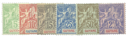 855 Guyane N°43/48* - Sonstige & Ohne Zuordnung