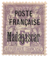 883 Madagascar N°22* - Autres & Non Classés