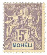 913 Mohéli N°16* - Autres & Non Classés