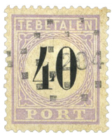 1069 Surinam Taxe N°7B Obl. TB Signé Scheller - Suriname