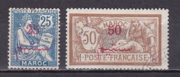 Maroc N°32*,35* - Unused Stamps