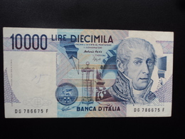 ITALIE : 10 000 LIRE  16.10.1995  P 112c / CI 82 BS 591 *  Avec 45 Sur Filigrane TTB+ - 10.000 Lire