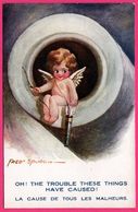 Illustration FRED SPURGIN - La Cause De Tous Les Malheurs - Ange - Flèche - NEW LOVE Series N° 254 - Spurgin, Fred