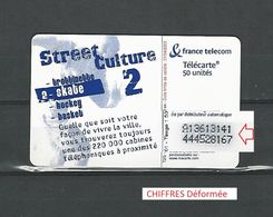 VARIÉTÉS FRANCE TÉLÉCARTE 03 /01 F1135 SO3 SKATE UNITÉ 50 UNITE UTILISÉE - Fehldrucke