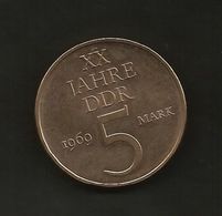 DDR - 5 MARK ( 1969 - DDR Anniversary - 1949-1969 ) Eastern Germany / Germania Est / Deutschland - 5 Marcos