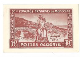 ALGER (Algérie) Carte Illustrée 30ème Congrès Français De Medecine 1955 - Algeri