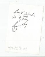 Delcampe - CONNIE KAY (USA BATTEUR JAZZ 1927 1994) DU GROUPE THE MODERN JAZZ QUARTET AUTOGRAPHE POUR MARC HEMMELER (PIANISTE JAZZ) - Andere & Zonder Classificatie