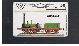 AUSTRIA - TELEKOM AUSTRIA L&G - 1993 LOCOMOTIVES: 1937 1A - N.2   - USED - RIF. 10259 - Trains