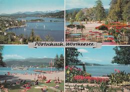 Austria - 9210 Pörtschach Am Wörther See - Neues Schwimmbad - Blumen (60er Jahre) - Pörtschach