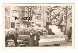 Foto Karte  MAINZ Karneval 1936 Wagen Bad   Carte Photo Mayence Carnaval 1936 Char Des Bains - Mainz
