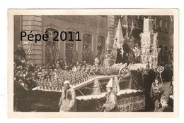 Foto Karte MAINZ Karneval 1936 Wagen  Soldaten Castle König Carte Photo MAYENCE Carnaval 1936 Char Soldats Chateau Roi - Mainz