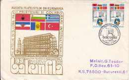 6251FM- BALCANFILA PHILATELIC EXHIBITION, SPECIAL COVER, 1983, ROMANIA - Covers & Documents