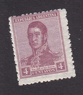 Argentina, Scott #268, Mint Hinged, San Martin, Issued 1920 - Neufs