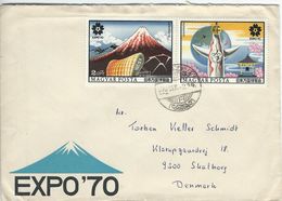 EXPO`70. Hungary - Cover Sent To Denmark.  # 655 # - 1970 – Osaka (Japón)