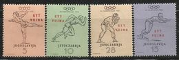 YU STT VUJA1952 OLY HELSINKY, YUGOSLAVIA. 1 X 4v, MH - Sommer 1952: Helsinki