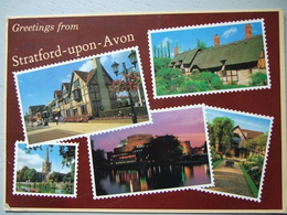 MULTIVUES / GREATINGS FROM SRATFORD UPON AVON - Stratford Upon Avon