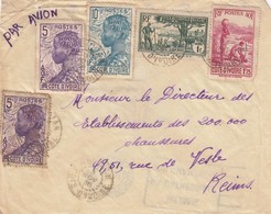 LETTRE COTE D'IVOIRE. 5 NOV 38.  ABIDJAN POUR LA FRANCE.  / 2 - Lettres & Documents