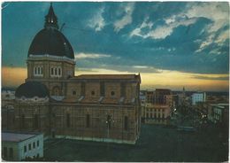 Delcampe - X1272 Cerignola (Foggia) - Il Duomo - Panorama Notturno Notte Nuit Night Nacht Noche / Viaggiata 1970 - Cerignola