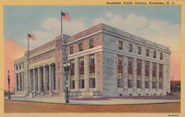 New York Rochester Public Library Curteich - Rochester