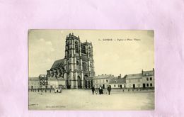 F2101 - CORBIE - D80 - Eglise Et Place Thiers - Corbie