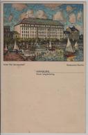 Hamburg - Hotel Vier Jahreszeiten, Restaurant Haerlin - Künstlerkarte - Mitte