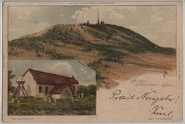 Amrum - Satteldüne Und Kirche - Lithographie Litho - Nordfriesland