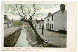 ECCLEFECHAN - CARLYLE'S HOUSE / ADDRESS - CARLISLE, GREEN MARKET (COOPER, HAYTON) / POSTMARK - WORKINGTON - Dumfriesshire