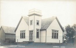 277823-Nebraska, Herman, RPPC, Baptist Church, Photo - Sonstige & Ohne Zuordnung