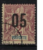 MAYOTTE     N°  YVERT     21    ( 1 )         OBLITERE       ( O   3/01 ) - Used Stamps