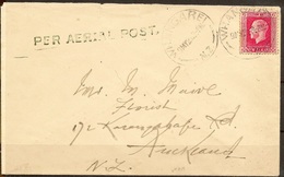 NZ 1921 Airmail Cover Forgery? U #AID311 - Luftpost