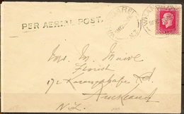 NZ 1921 Airmail Cover Forgery? U #AID311 - Airmail