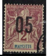 MAYOTTE     N°  YVERT     21    ( 4 )         OBLITERE       ( O   3/01 ) - Oblitérés