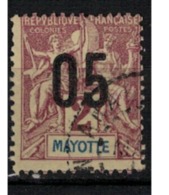 MAYOTTE     N°  YVERT     21    ( 5 )         OBLITERE       ( O   3/01 ) - Oblitérés