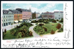 B2728 - Riesa - Kaiser Wilhelm Platz - Louis Glaser - Gel 1899 Nach Klingenberg Colmnitz - Otto Werner - Riesa