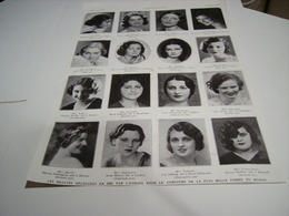 PHOTO LA PLUS BELLE FEMME DU MONDE 1931 - Unclassified