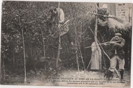 CPA 61 Forêt D'ANDAINES Chasse Chasseur Sanglier - Autres & Non Classés