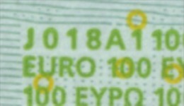 S ITALIA 100 EURO J018 A1 -  FIRST POSITION - TRICHET   UNC - 100 Euro