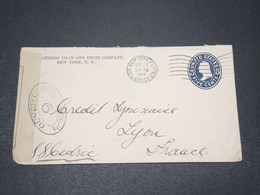 ETATS UNIS - Entier Postal Pour La France En 1916 Avec Contrôle Postal - L 15351 - 1901-20