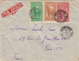 LETTRE  MADAGASCAR. PAR AVION(LES PAPIERS GL). 3,65F. ANTSIRABÉ POUR PARIS    / 2 - Covers & Documents