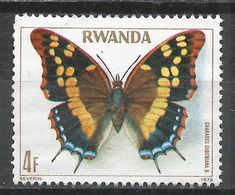 Rwanda 1979. Scott #908 (U) Charaxes Guderiana, Butterfly - Used Stamps