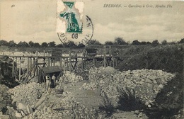 EURE ET LOIR  EPERNON Carrieres A Grés MOULIN Fils - Epernon