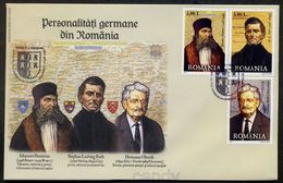 2007 Romania,Roumanie,Rumanien - German Personalities FDC.Deutsche Persönlichkeiten Honterus,Oberth,Roth Mi 6235/37 MNH - Storia Postale